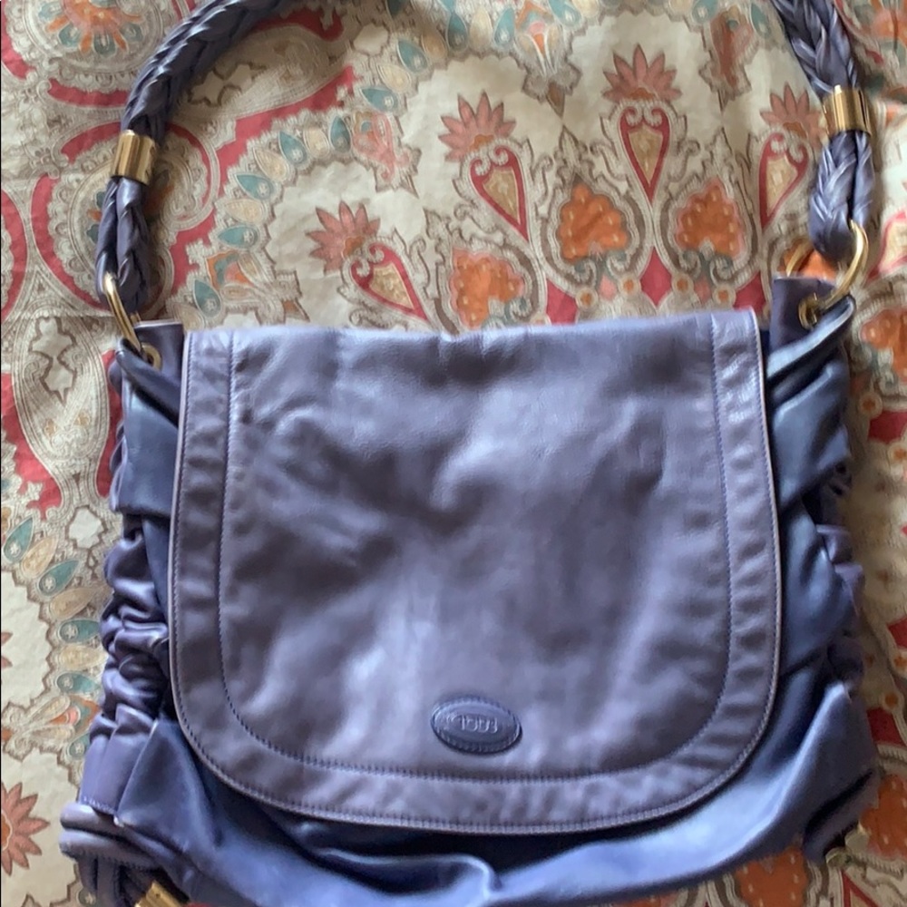 Tod’s blue messenger/shoulder bag
